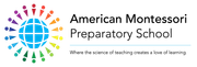 The logo for the american montessori preparatory school