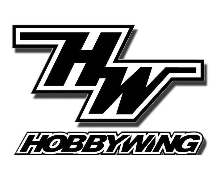 Hobbywing logo with bold black letters 