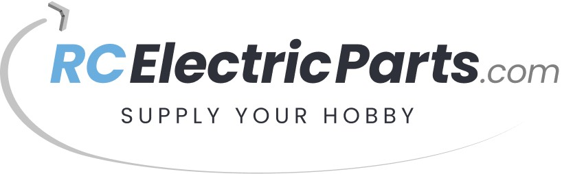 The logo for rc electric parts.com supply your hobby.