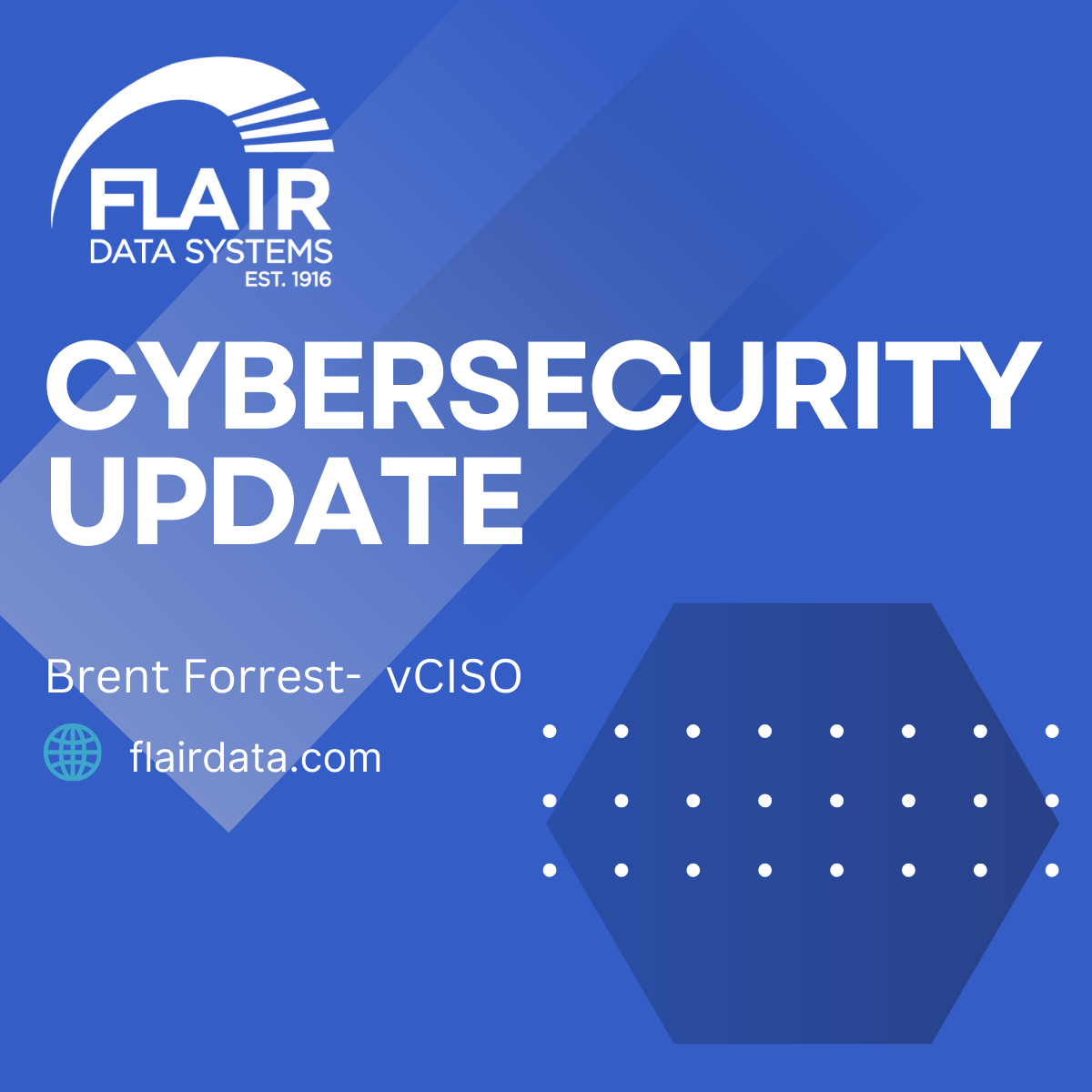 Brent Forrest, vCISO at Flair Data Systems, gives his weekly cybersecurity news update for 6/12/2024