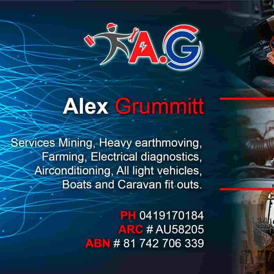 A Business Card A.G Auto — A.G Auto Electrical & Air-Conditioning In Hidden Valley, QLD