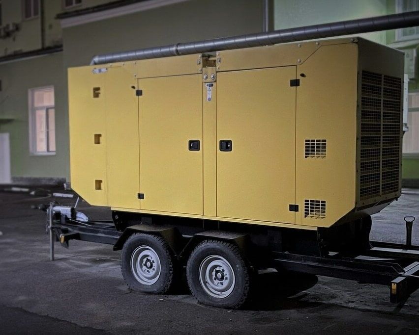 A Yellow Generator On A Trailer — A.G Auto Electrical & Air-Conditioning In Hidden Valley, QLD
