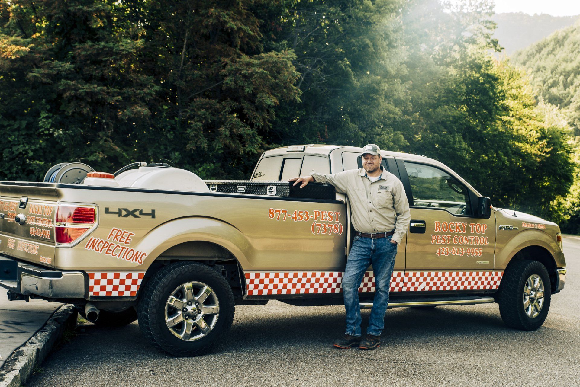 Rocky Top Pest Control Worker —  Newport, TN — Rocky Top Pest Control