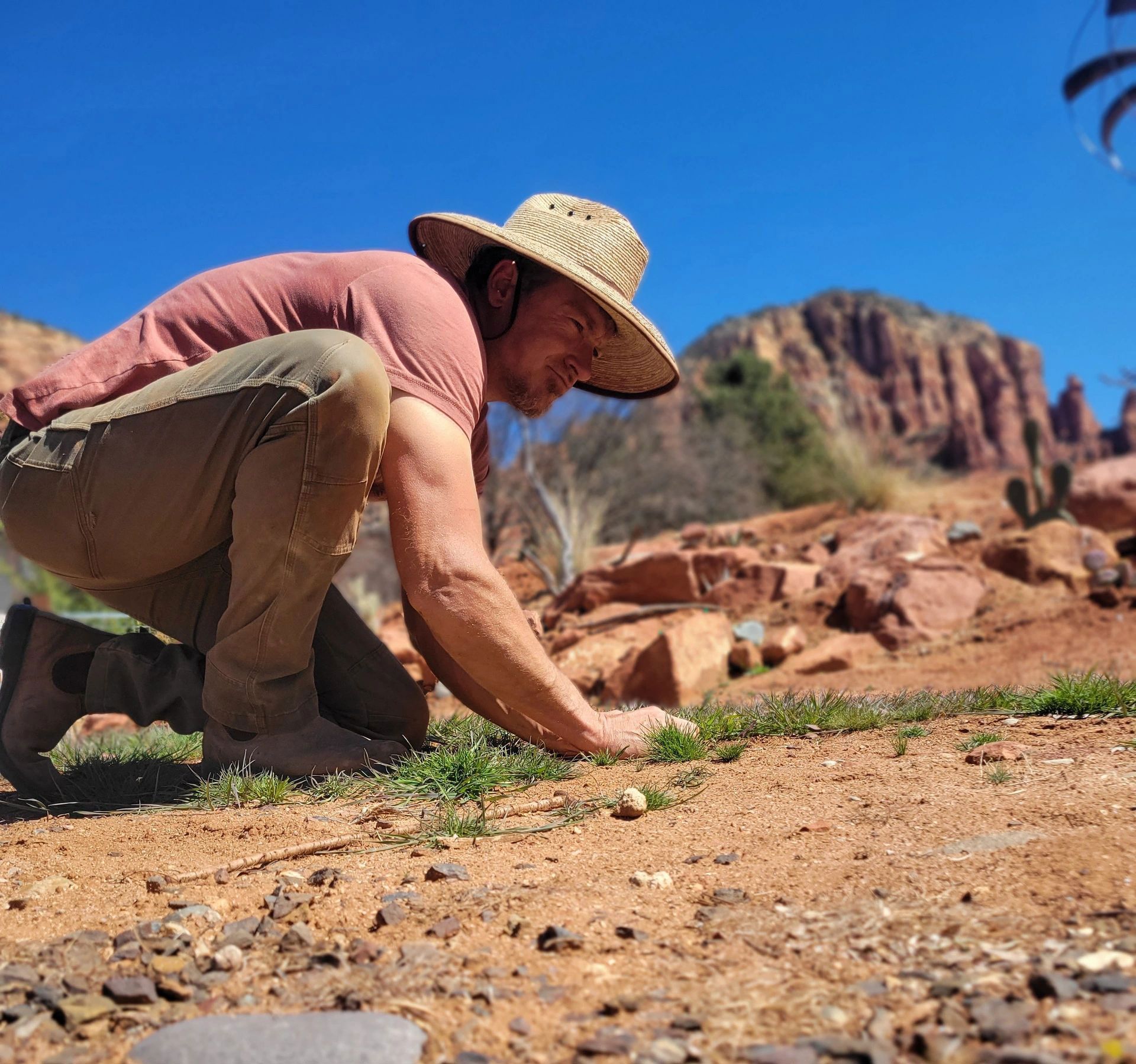 Sculpting the Land in Cornville, AZ