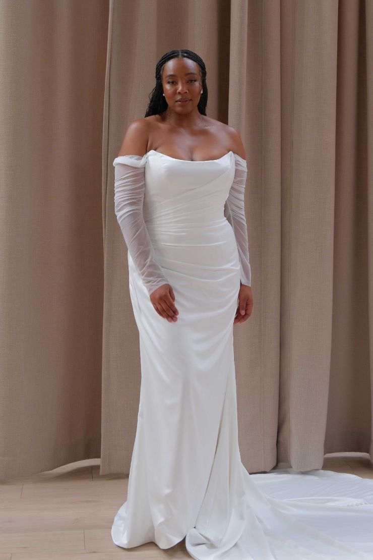 A collection of wedding dresses