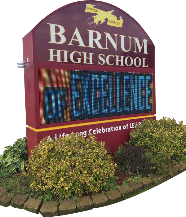 Barnum High School Signage — Hermantown, MN — Todd Signs
