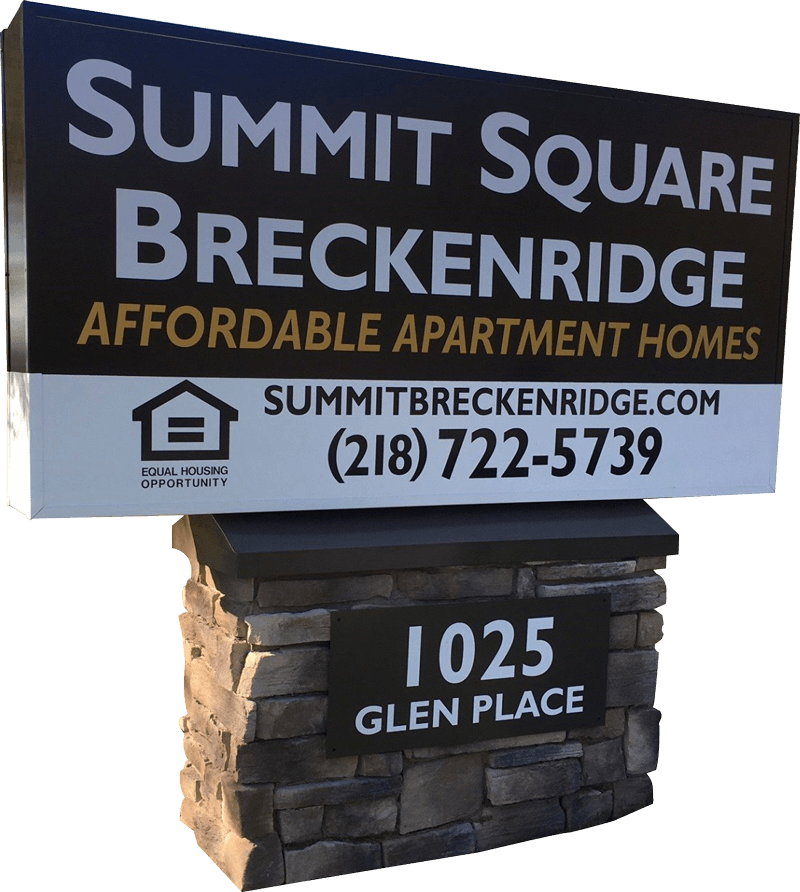 Apartment Homes Signage — Hermantown, MN — Todd Signs