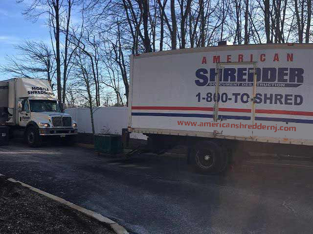 Trucks of Shredding Company — Lakewood, NJ — American Shredder, Inc.