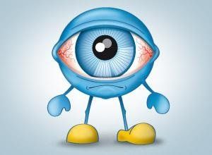 disegno occhio antropomorfo