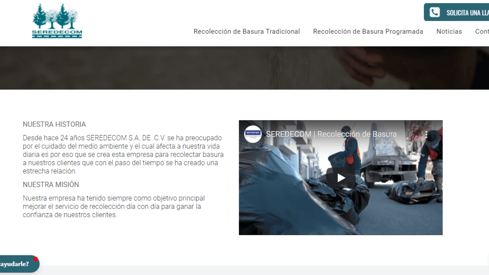 Ejemplo Call to Action Seredecom de video