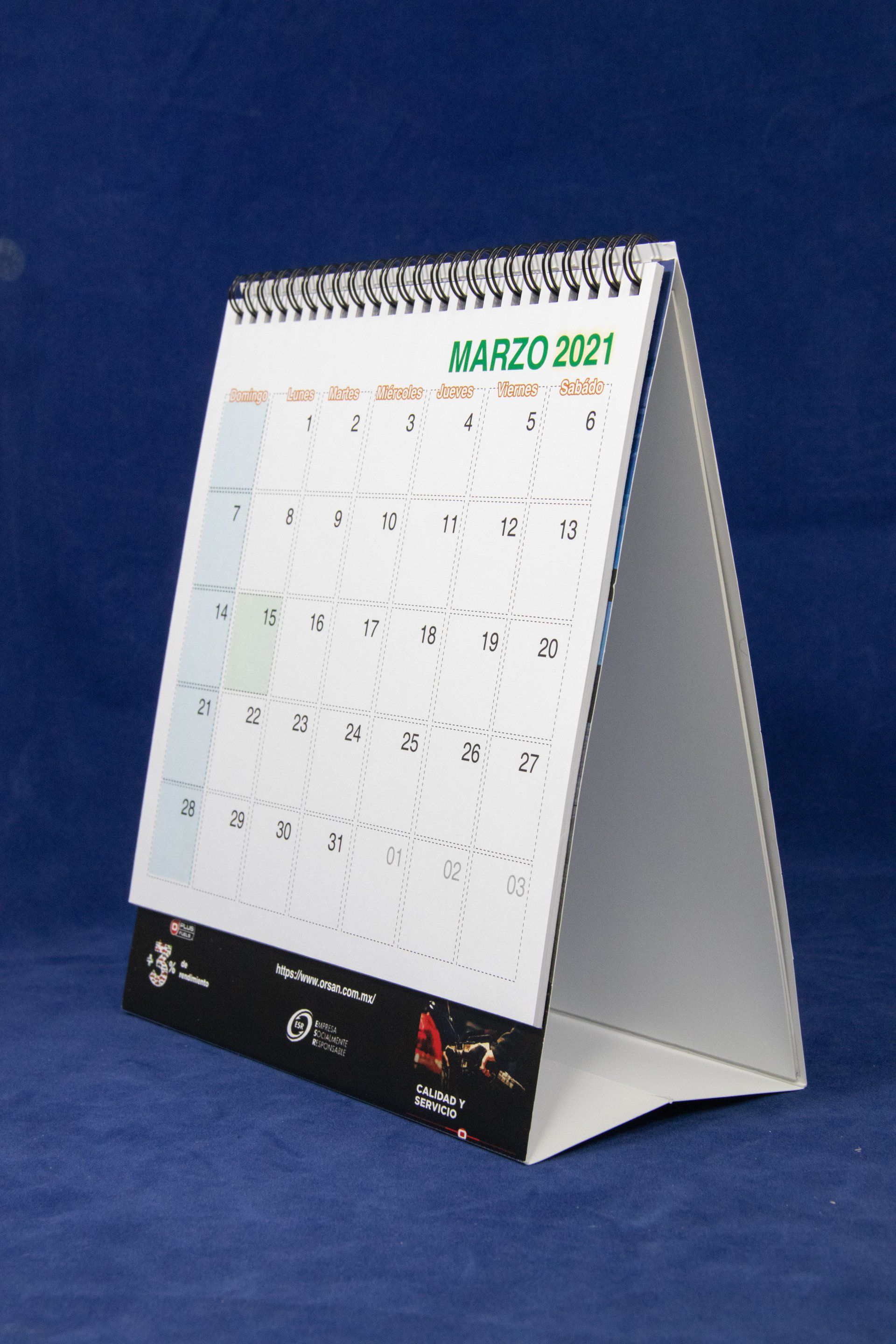 Impresión de calendarios personalizados