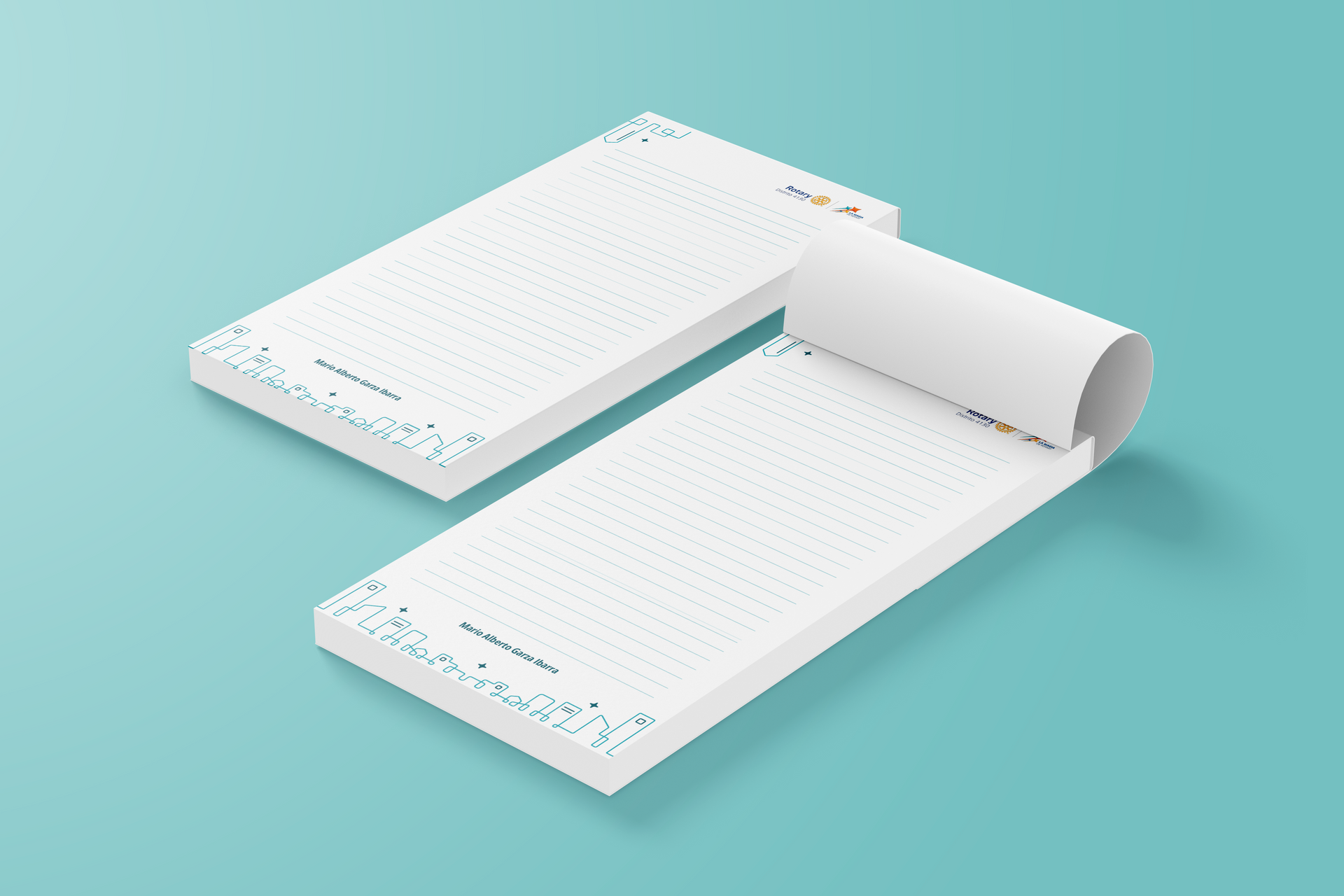 bloc de notas personalizado impresión de papelería corporativa