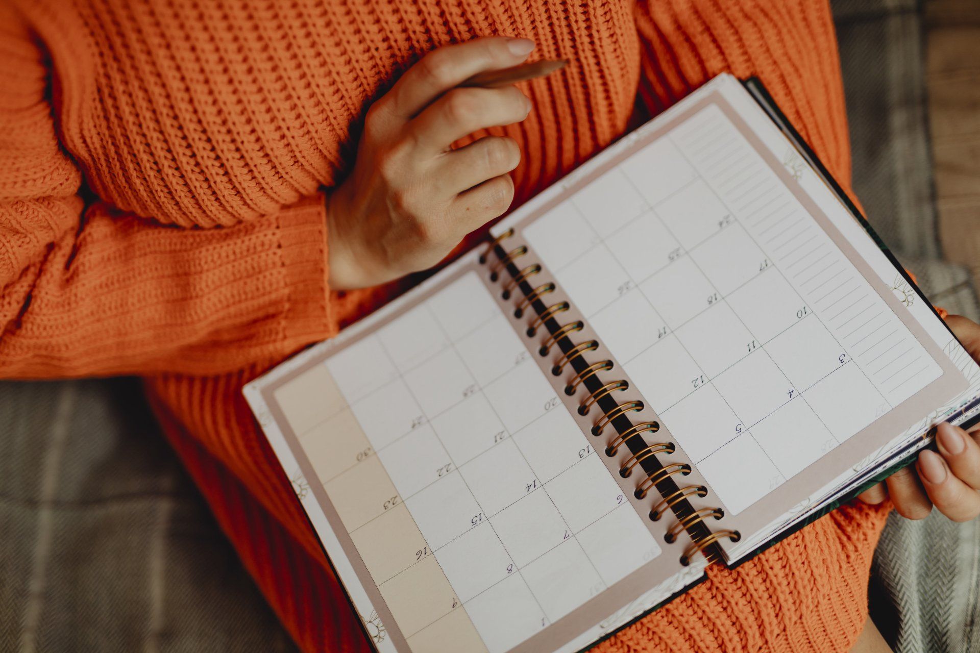 programación anual en agenda