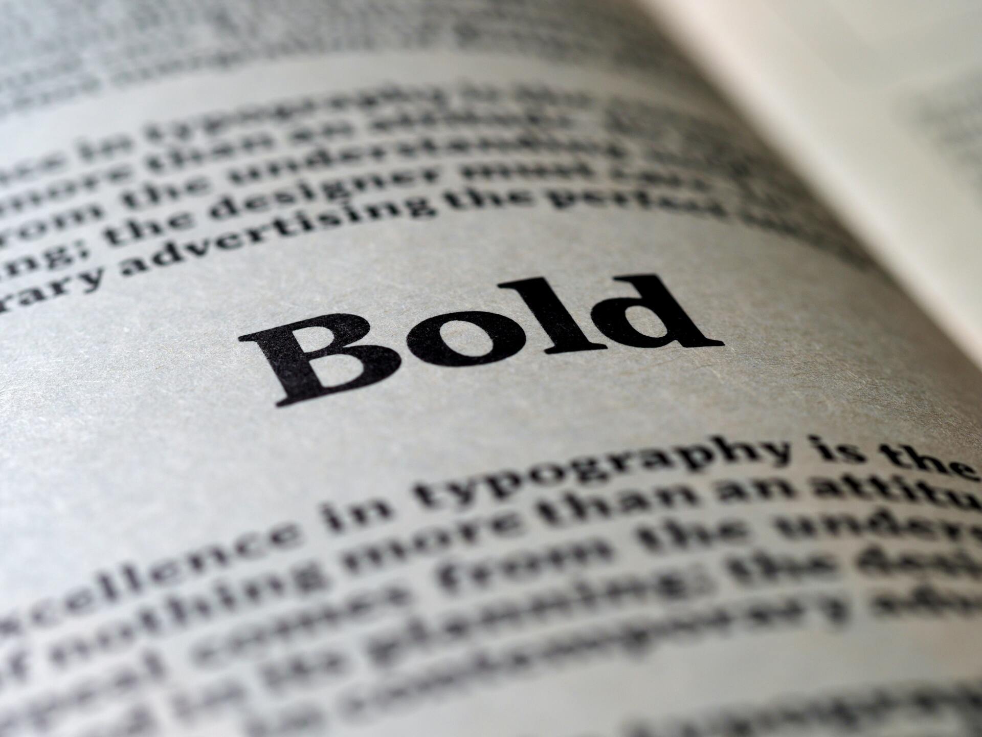 tipografía negrita o bold tipografía negrita o bold