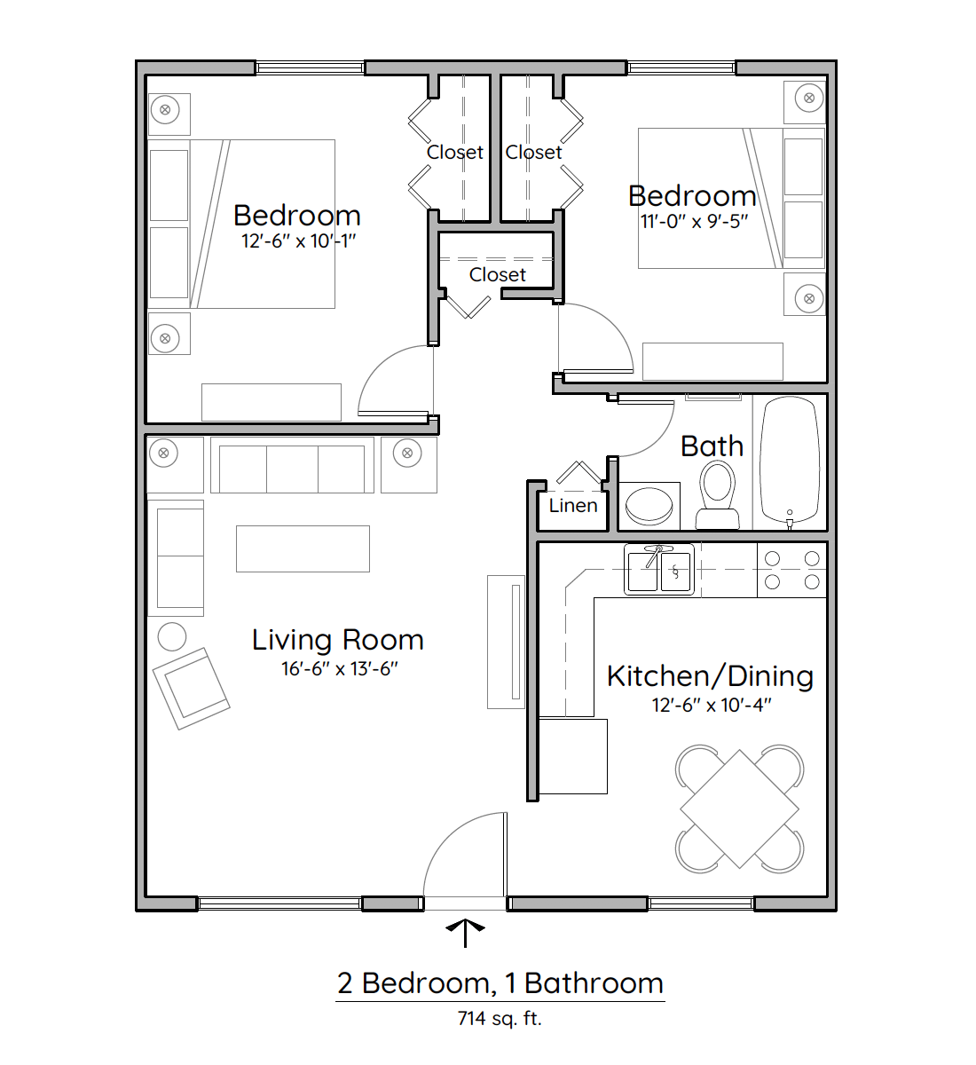 Crestone Apartments | Near Downtown Brighton