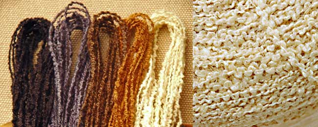 EnviroTextiles Hemp/Wool Boucle Yarn
