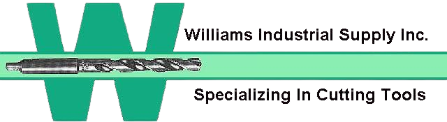 Logo for Williams Industrial Supply Inc. features a large green 