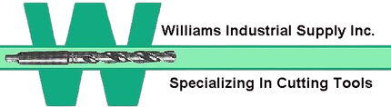 Logo for Williams Industrial Supply Inc. features a large green 