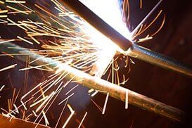 Sparks from welding - Welding and Crane Rental Services in Royersford, PA
