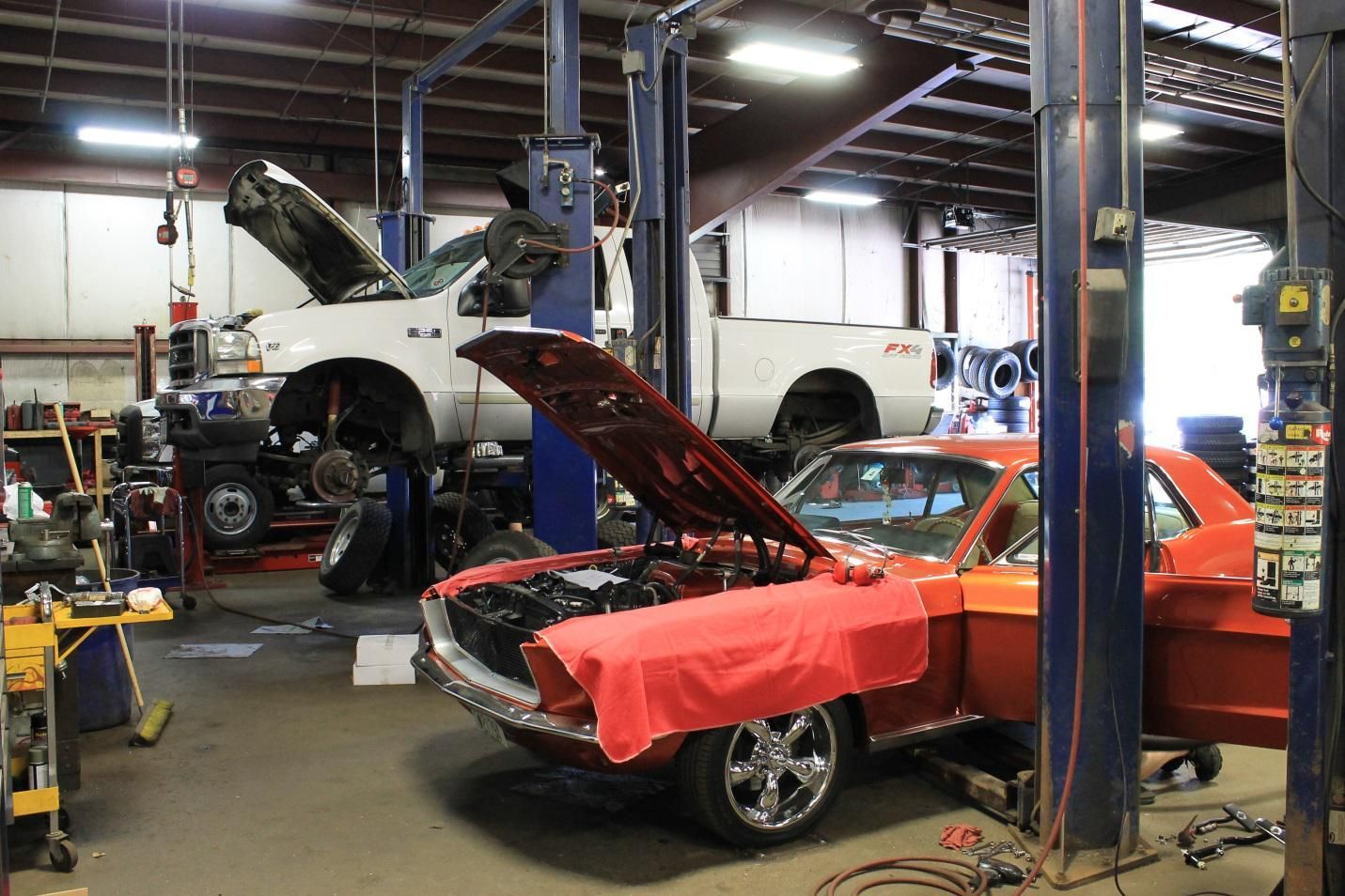 Vehicles at our auto repair shop | Leon's Auto Center and J&L Auto Body