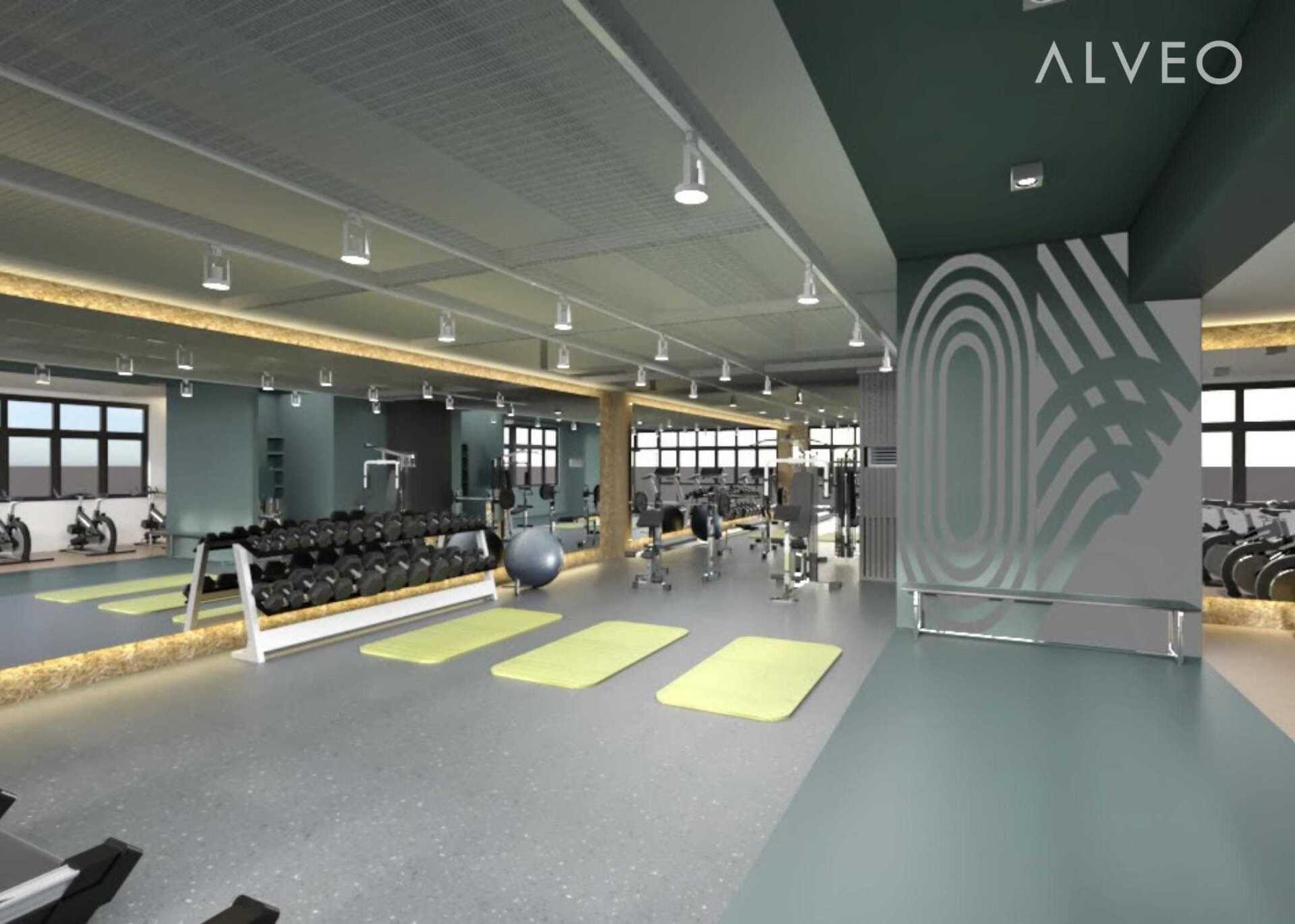 An artist 's impression of the alveo gym