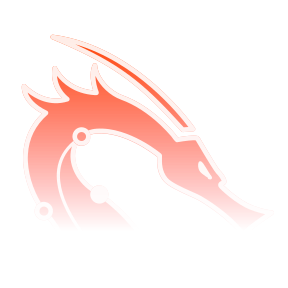 A red dragon with a long neck and a long tail on a white background.
