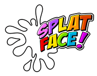 splat face party logo