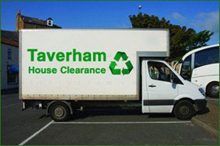 For a well known house clearance company in Norfolk call Taverham House Clearance A house being cleared