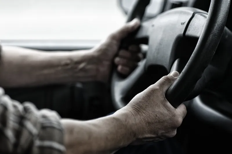 A Person is Holding the Steering Wheel of a Car — Truck Training and Assessments In Umina Beach, NSW