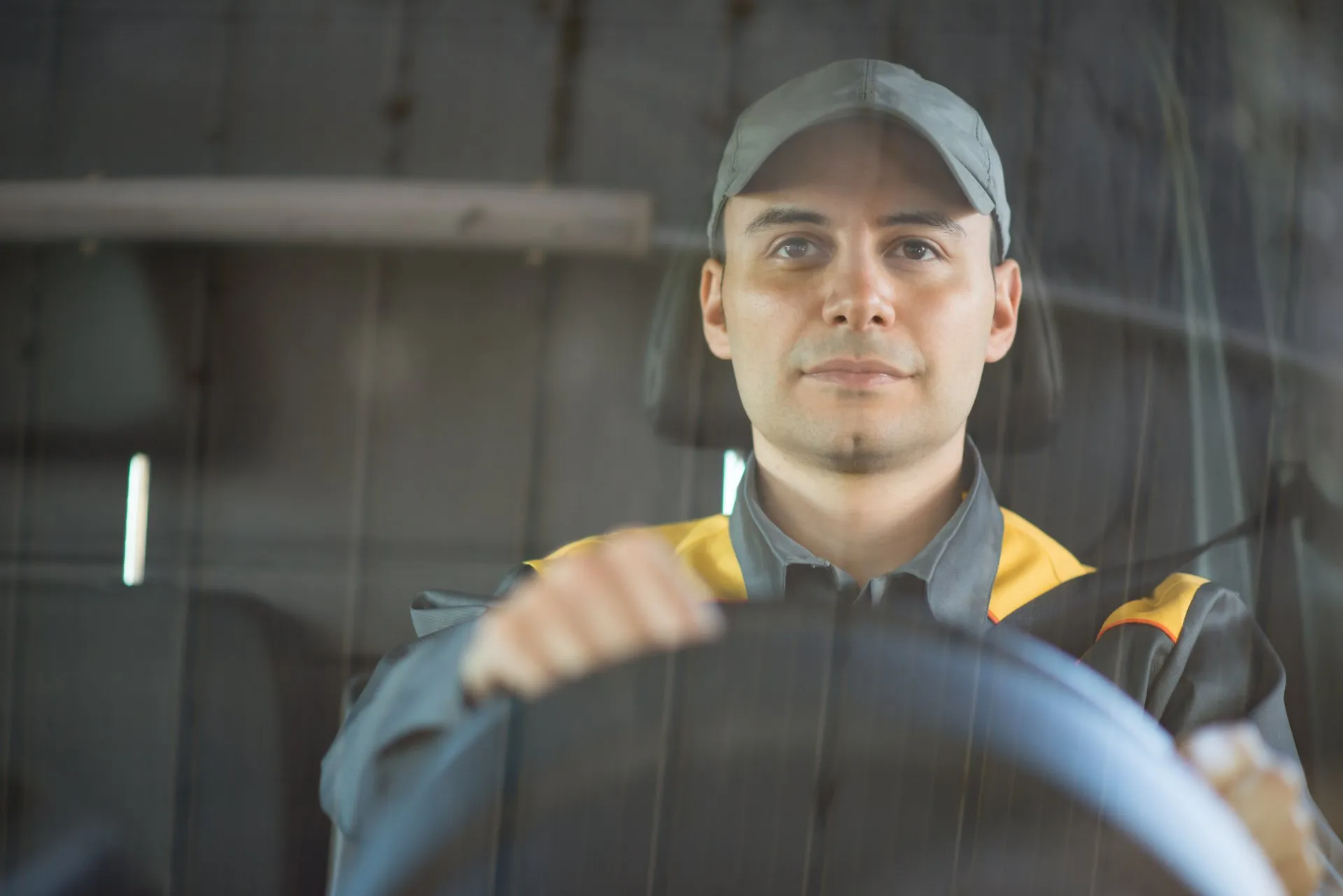 A Man is Driving a Truck — Truck Training and Assessments In Umina Beach, NSW