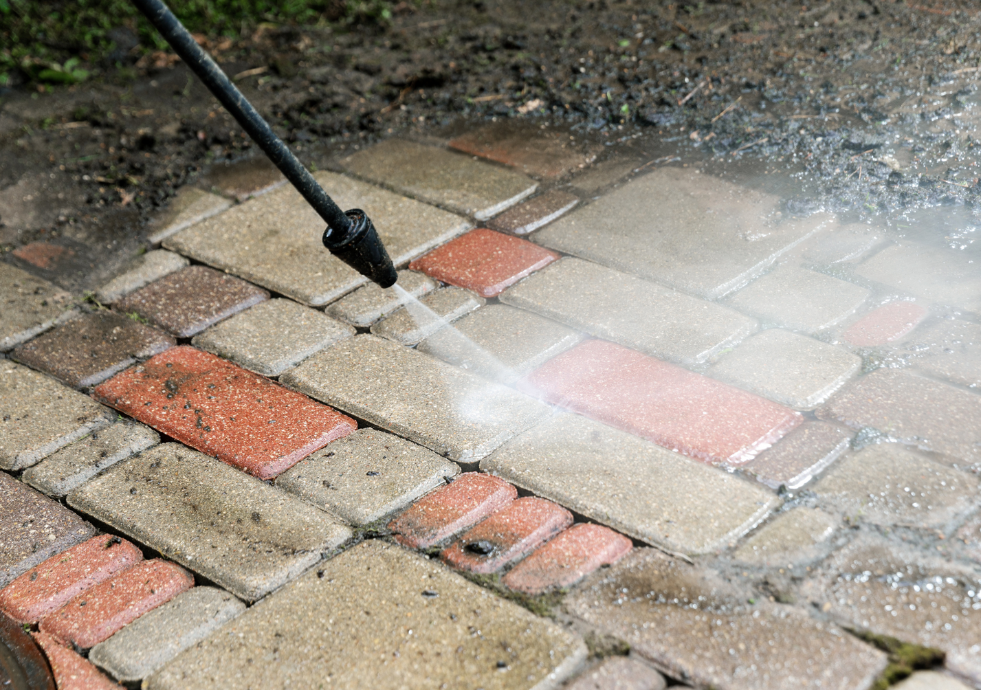 concrete driveway cleaning service