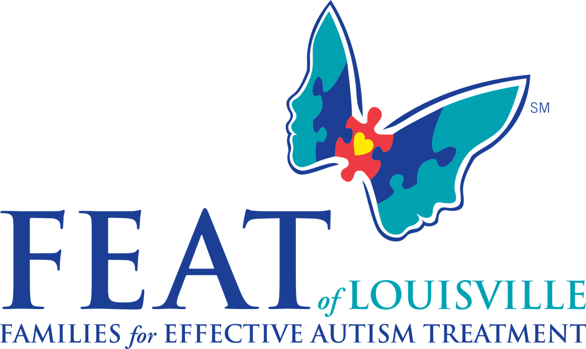 The logo for feat of louisville families for effective autism treatment