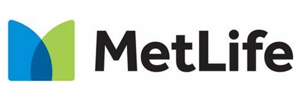 MetLife logo: blue and green