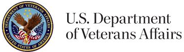 U.S. Department of Veterans Affairs logo: Seal with an eagle and text.
