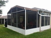 Small structure with screen windows — Leesburg, FL — Aluminum Contractors Inc