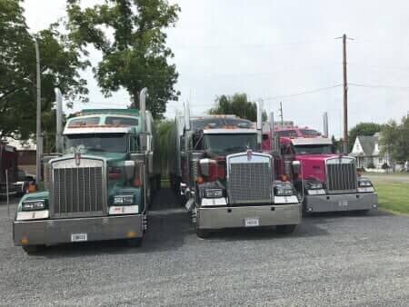 Three Trucks Parking — Lewistown, PA — Gravytrain Express LLC