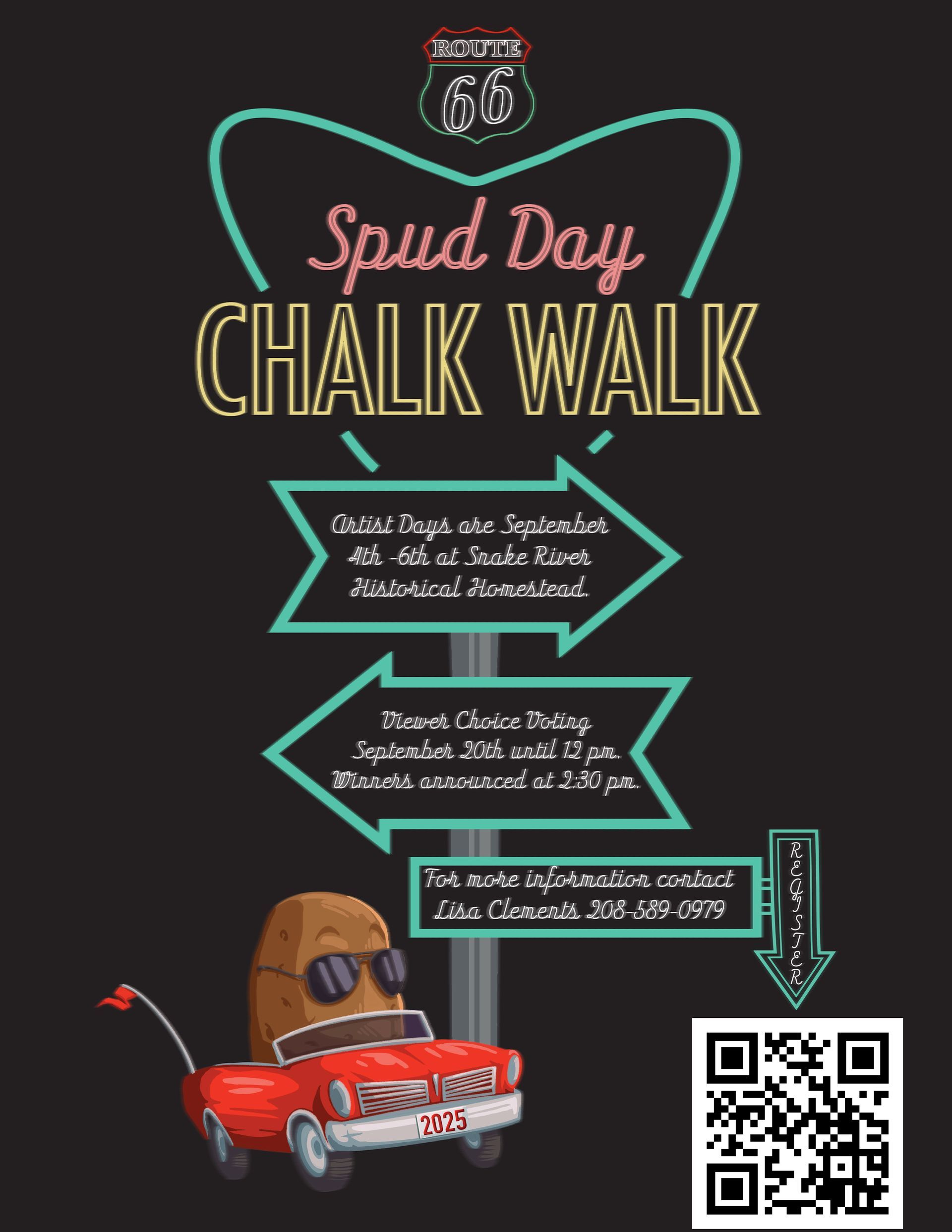 Chalk Walk Spud Days 2025