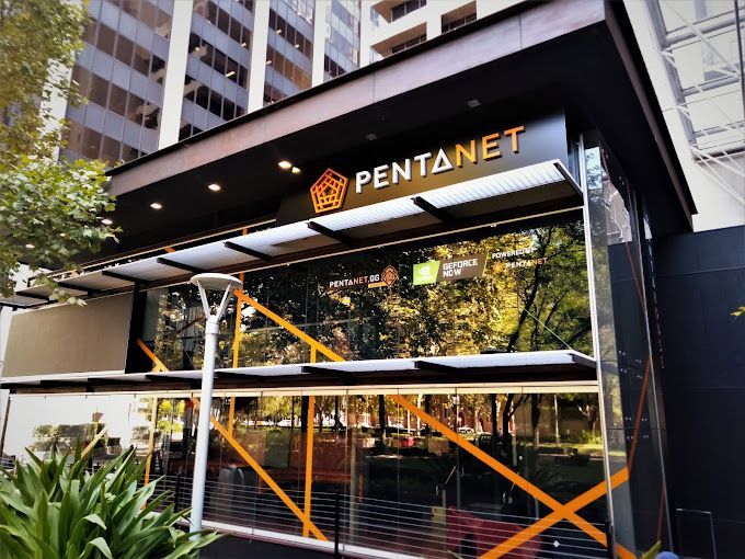 External elevation of Pentanet's Commercial fit out