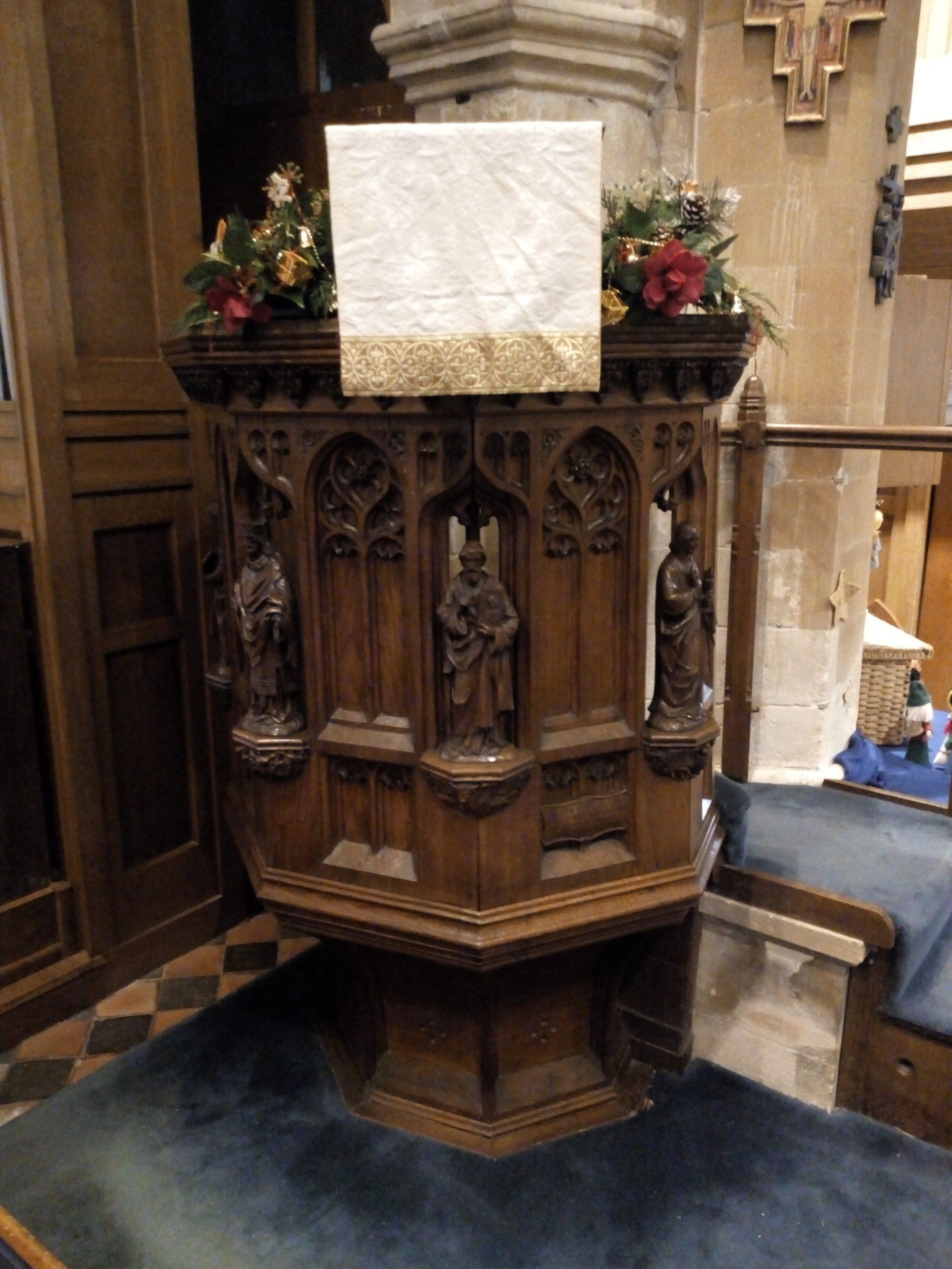 Pulpit (inside St James the Less)