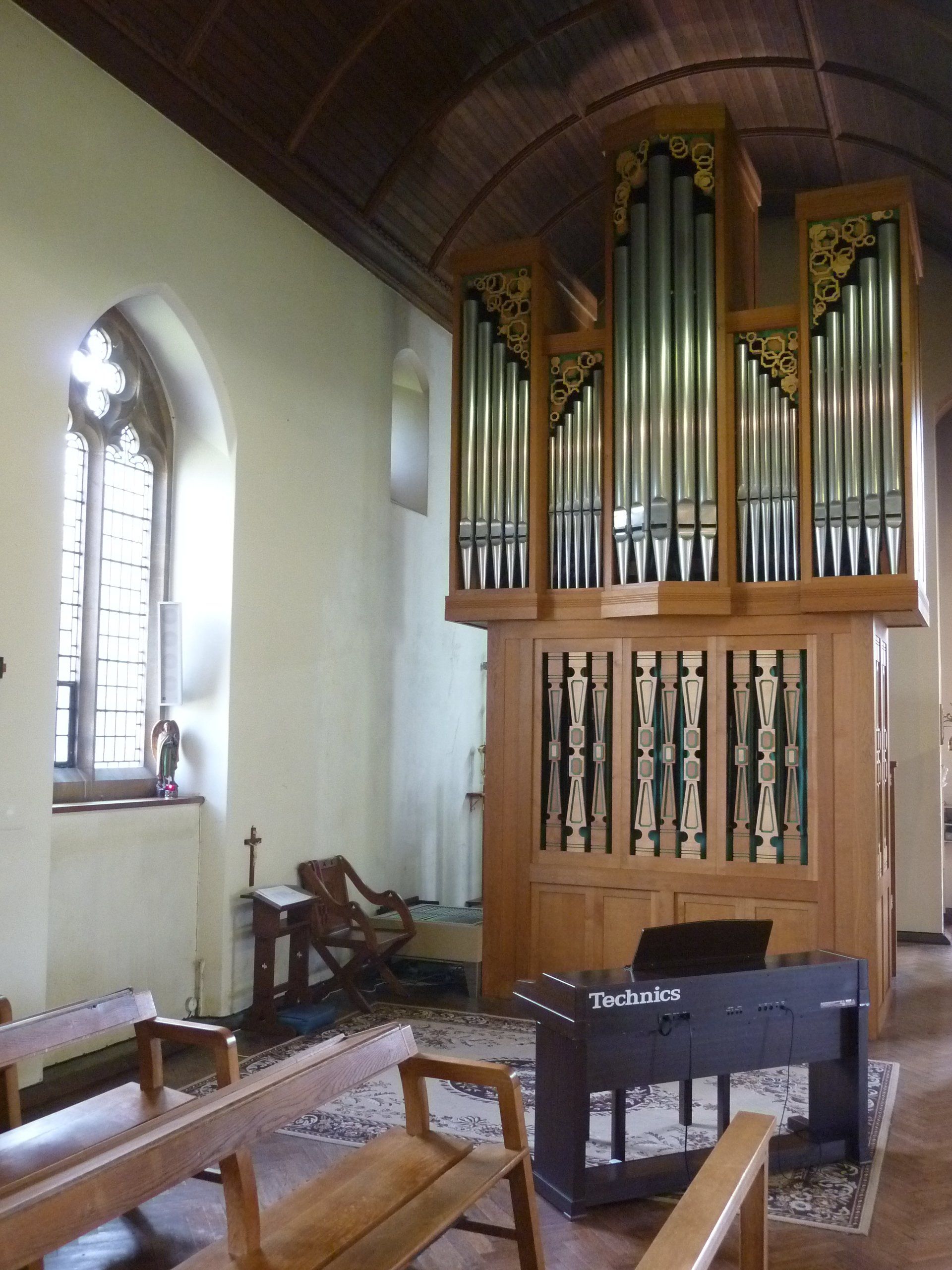 View towards organ (inside St Michael's Church)