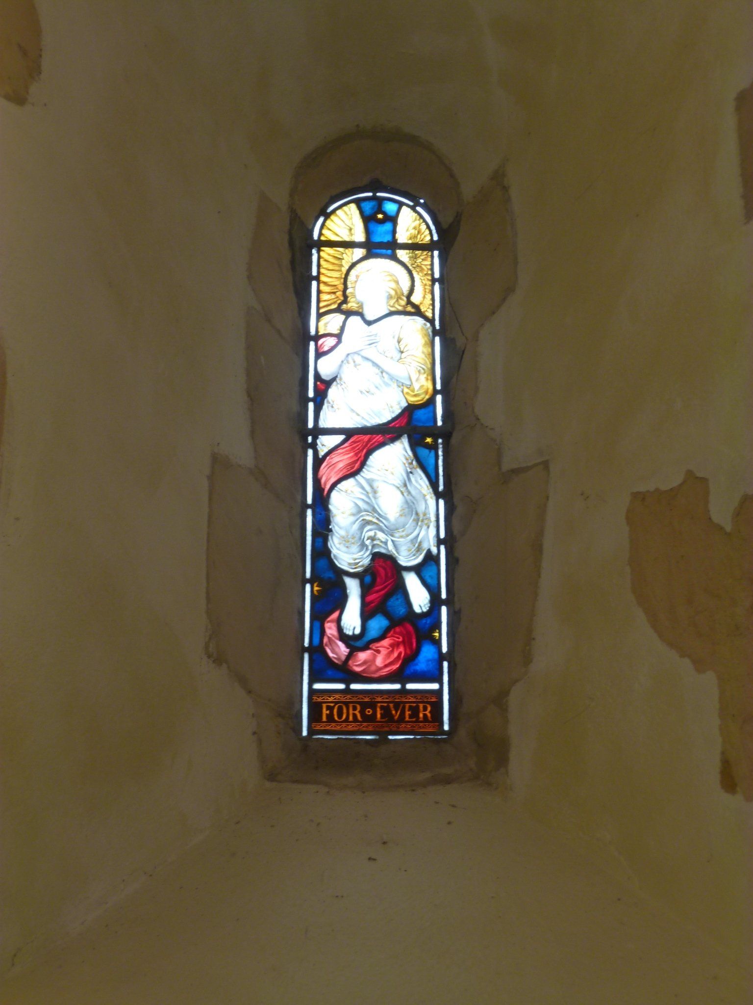 Stained glass window (St Mary's Church, Sompting)