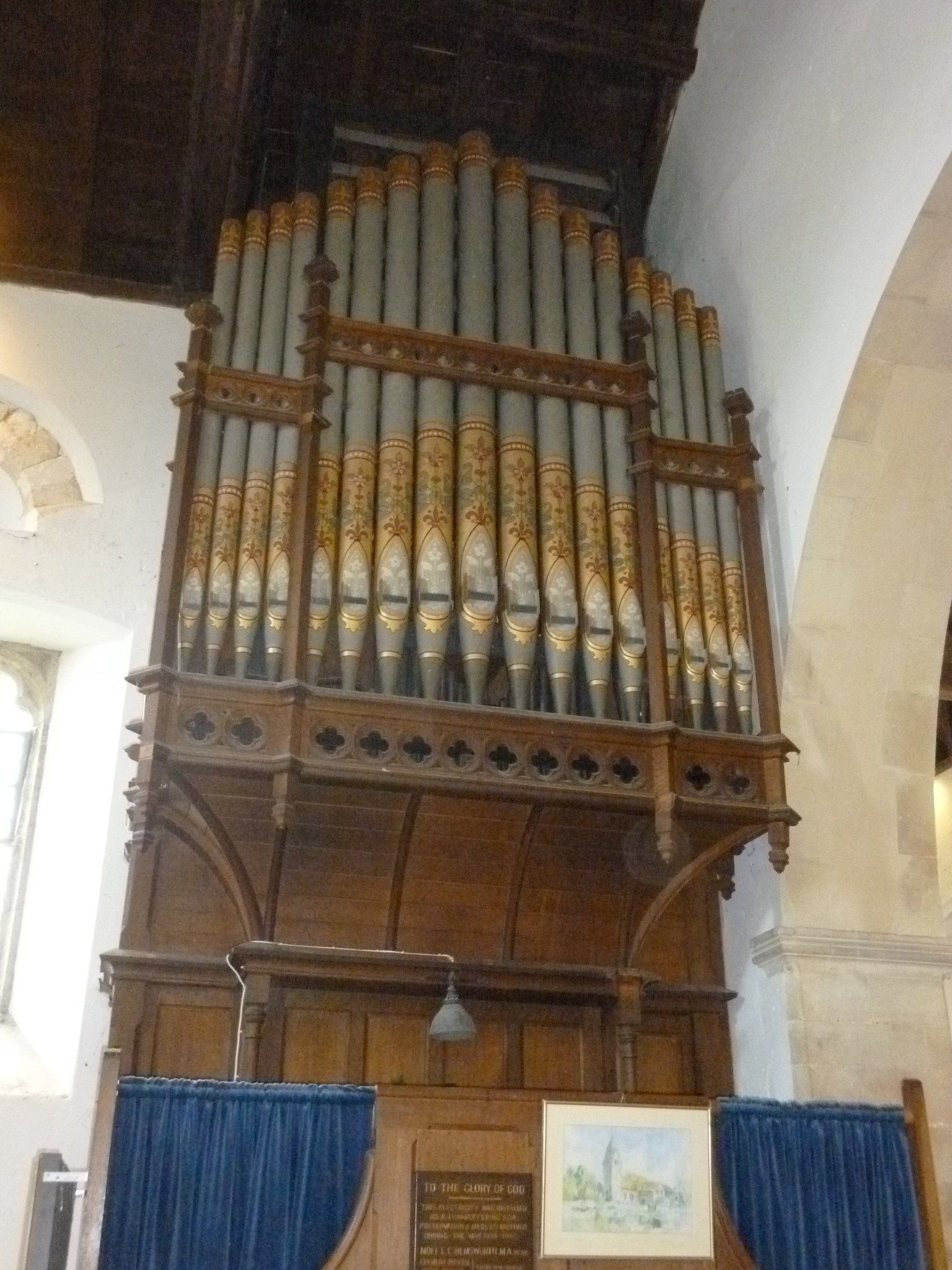 The organ (St Mary's Church, Sompting)