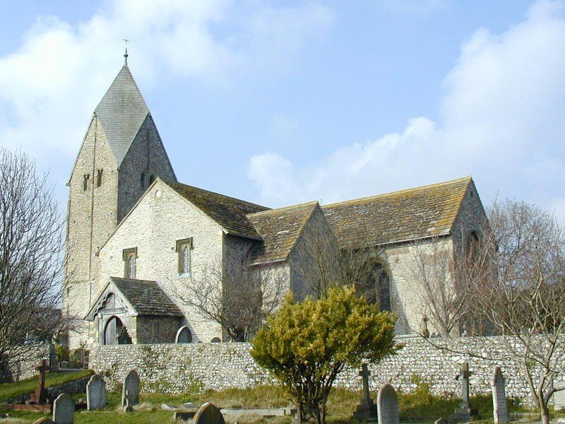 Exterior of St Mary's Church, Sompting