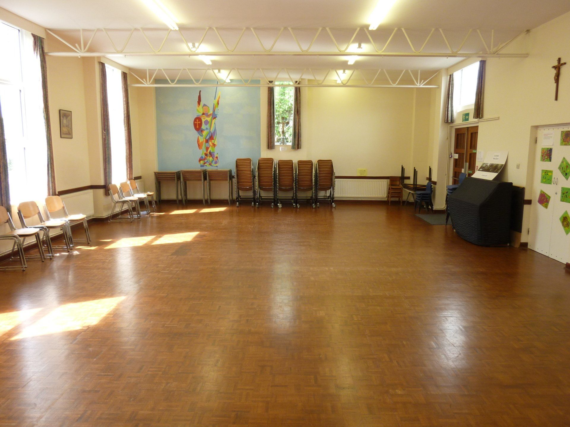 Interior view of St Michael's Church Hall