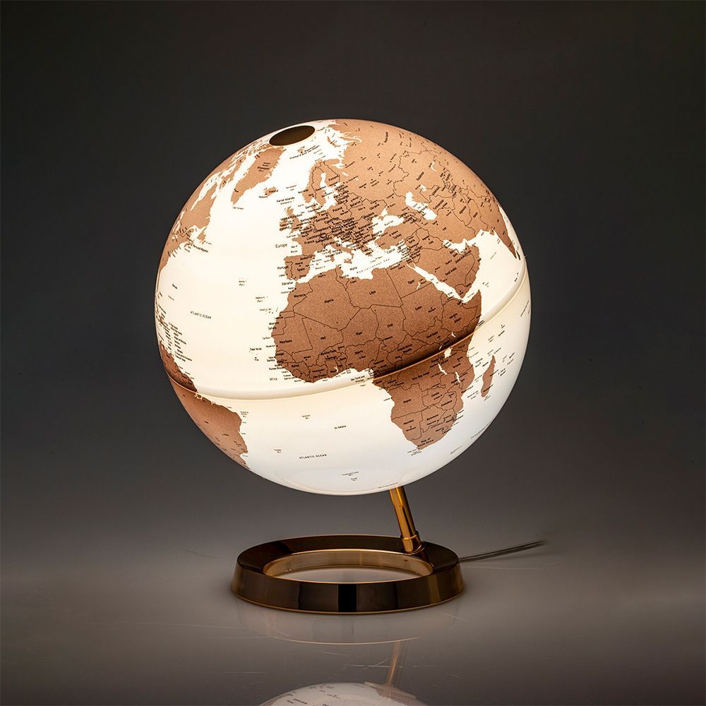 Globo Terrestre Light & Colour Metal Copper