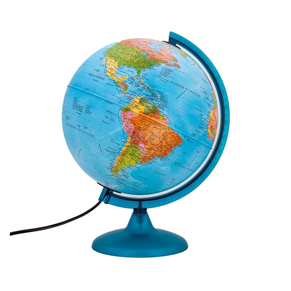 globo terrestre night e day de 25cm