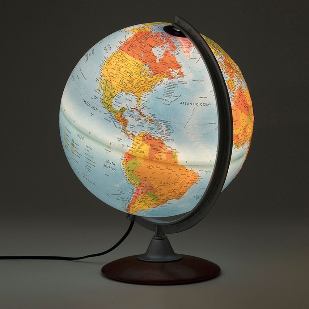 Globo Terrestre Tattile Rilievo 30cm