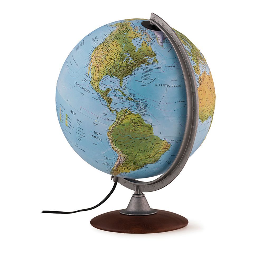 globo terrestre tattile rilievo de 30cm