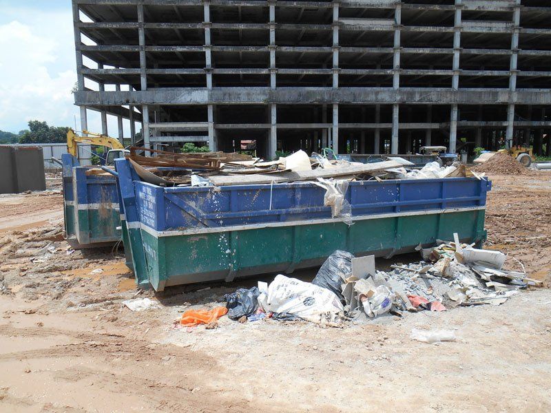 construction waste dumpster