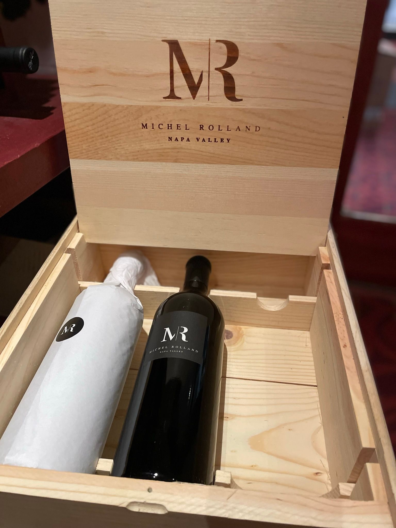 michel rolland box of wine
